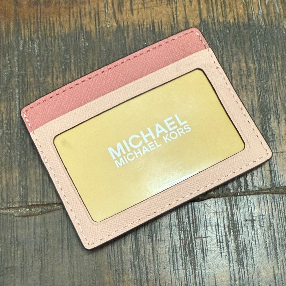 Michael Kors Two-Tone Card Holder - Picture 2 of 2